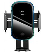 Baseus WXHW03-01 Light Electric Držák do Auta s Bezdrátovým Nabíjením 15w Black