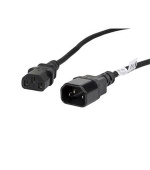 LANBERG IEC 320 C13 na C14 kabel 1.8M VDE černý