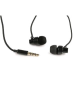 GEMBIRD Sluchátka MHS-EP-CDG-B pro MP3, kovová s mikrofonem