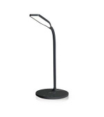 Nedis LTLGQ4M2BK - LED lampička s bezdrátovou nabíječkou | Stmívač | 15 W | S tlumením | černá barva