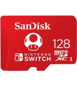 SanDisk Ninendo Switch/micro SDXC/128GB/UHS-I U3 / Class 10/Červená