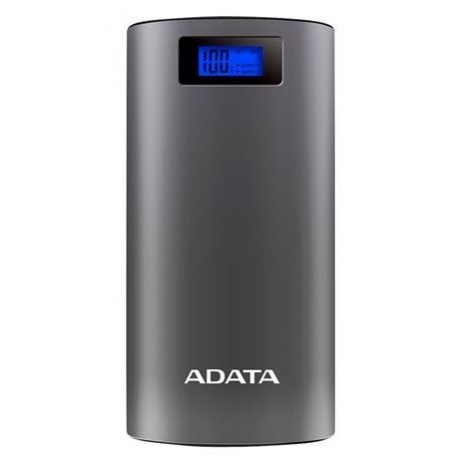 ADATA P20000D Power Bank 20000mAh šedá