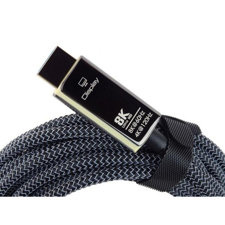 PremiumCord Ultra High Speed HDMI 2.1 optický fiber kabel 8K@60Hz,zlacené 20m