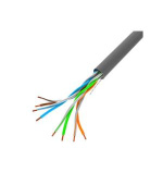 LANBERG LAN KABEL CAT.5E UTP 305M PEVNÝ CU ČERNÝ FLUKE