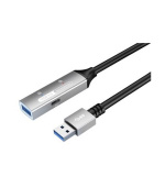 PremiumCord USB 3.2 repeater a prodlužovací kabel Male-Female, 5Gbps Aluminium 5m