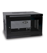 Skříň SmartRack 6U, Š=600mm, Hl=450mm, hloubka pro přepínače, montáž na stěnu