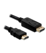 Delock kabel DisplayPort samec na HDMI samec, délka 2m