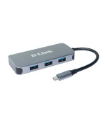 D-Link DUB-2335 6-in-1 USB-C Hub with HDMI/Gigbait Ethernet/Power Delivery