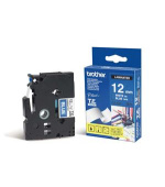 Brother - TZe-535, modrá / bílá (12mm, lamin.)