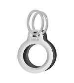 Belkin Bezpečné pouzdro na AirTag s kroužkem na klíče – černé & bílé – 2pack