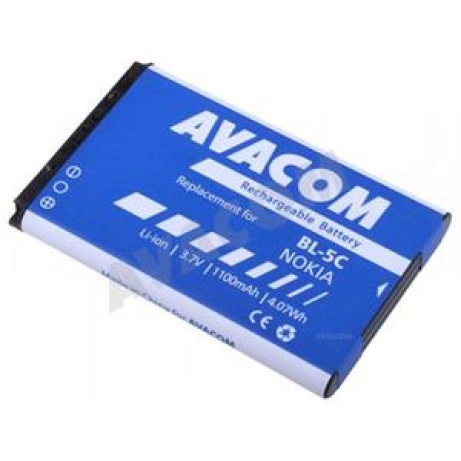 AVACOM Náhradní baterie do mobilu Nokia 6230, N70, Li-Ion 3,7V 1100mAh (náhrada BL-5C)