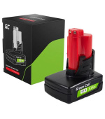 Green Cell Battery for Milwaukee M12 12V 6Ah Replacement Battery M12 B6 4932451395