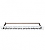 19" patchpanel pro max. 24 keystone,neosazený,1U,RAL 7035