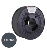 C-TECH tisková struna PREMIUM LINE ( filament ) , PLA, ocelová šedá, RAL7011, 1,75mm, 1kg