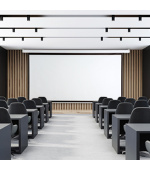 AVELI elektrické projekční plátno, 813x610 (4:3) (400")