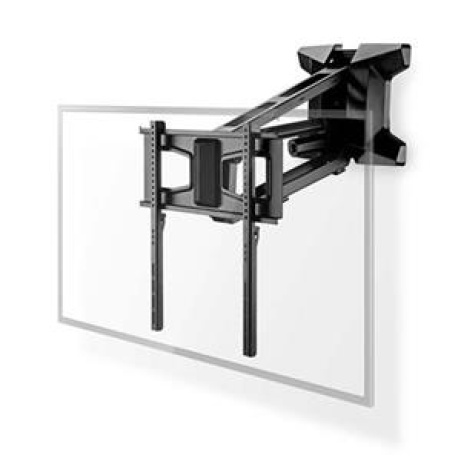 Nedis TVWM5880BK - Motorizovaný TV Držák - montáž na stěnu | 37 - 75 "  | Max. 35 kg | Otočné | Dálkově ovládané | Černá