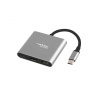 Natec multiport adaptér Fowler MINI USB-C PD, USB 3.0, HDMI 4K