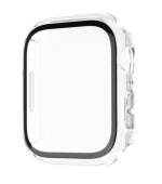 Ochranné pouzdro FIXED Pure s temperovaným sklem pro Apple Watch 45mm, čiré