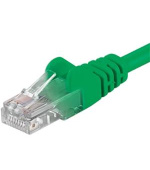 PremiumCord Patch kabel UTP RJ45-RJ45 level 5e 5m zelená