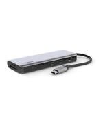 Belkin USB-C 7v1 Multiport adapter - 4K HDMI, USB-C PD 3.0, 2x USB-A 3.0, čtečka SD a micro SD karet, 3,5mm jack