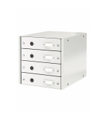 LEITZ Zásuvkový box  Click&Store, 4 zásuvky, bílá