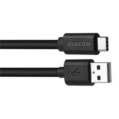 AVACOM Datový a nabíjecí kabel USB - USB Type-C, 100cm, černá