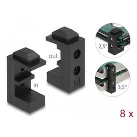 Delock Držák pevných disků pro HDD nebo SSD formátů 2.5” a 3.5”