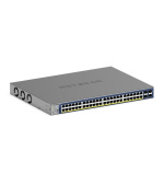 Netgear 48-Port Gigabit Ethernet, PoE+, Smart Switch, Cloud Management, 4 SFP+ Ports (380W)  - GS752TXP