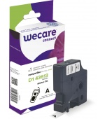 WECARE ARMOR páska kompatibilní s DYMO S0720780,Black/White,6mm*7m