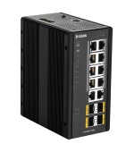 D-Link DIS-300G-14PSW Industrial Gigabit Managed PoE Switch with SFP slots