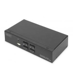 DIGITUS KVM přepínač, 4 porty, jeden displej, 4K, HDMI1 x QIG