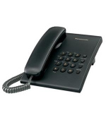 Panasonic KX-TS500FXB - jednolinkový telefon, černý