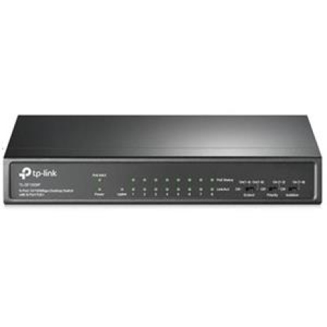 TP-Link TL-SF1009P 9-Port 10/100Mbps Desktop Switch with 8-Port PoE+