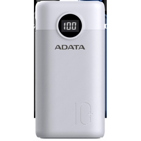 ADATA P10000QCD Power Bank 10000mAh bílá