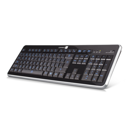 CONNECT IT klávesnice, LED podsvícená, USB, CZ+SK