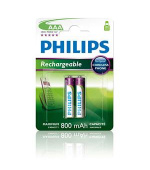 Philips dobíjecí baterie AAA 800mAh, NiMH - 2ks