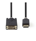 Nedis CCBW34800AT20 - Kabel HDMI – DVI | Konektor HDMI™ - DVI-D 24+1-Pin Zástrčka | 2 m | Antracit