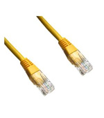 DATACOM Patch cord UTP CAT5E 10m žlutý