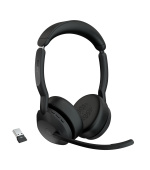 Jabra Evolve2 55/Stereo/ANC/USB/BT-USB/Bezdrát/MS/Černá