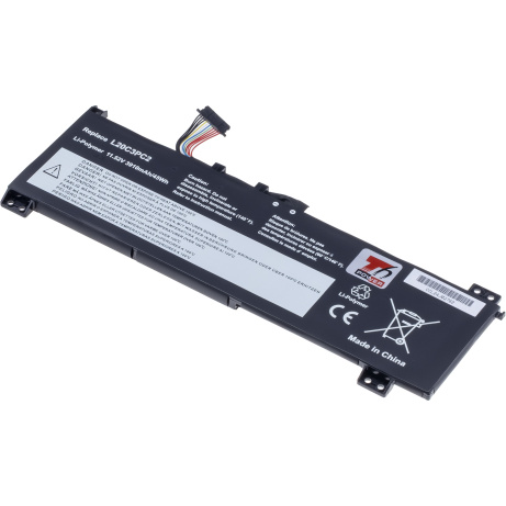 Baterie T6 Power pro Lenovo IdeaPad 3-15ACH6, 3-15IHU6, 3910mAh, 45Wh, 3cell, Li-poly