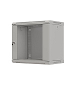 LANBERG 19" RACKOVÁ SKŘÍŇ PRO MONTÁŽ NA STĚNU 9U/540X350 (FLAT PACK) S PROSKLENÝMI DVEŘMI ŠEDÁ