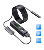 W-Star WIFI endoskop WEF1505m, 5m měkký kabel UHD 1200P, 8mm, iOS, adroid, PC
