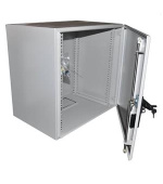 OCRACK 19" venkovní rozvaděč IP55 20U-600mm plechové dveře tří bodový zámek