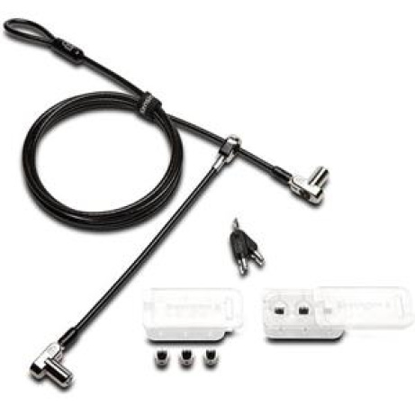 Kensington Universal 3-in-1 Keyed Cable Lock - Twin Lockheads for Laptops & Other Devices