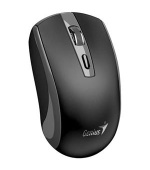 Genius ECO-8150 Myš, bezdrátová, optická, 1200DPI, 4 tlačítka, Copilot, 2,4GHz, USB-A dongle, USB-C nabíjení, černo-šedá