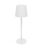 PLATINET TABLE WATERPROOF IP44 REGULATION RECHARGABLE WHTE
