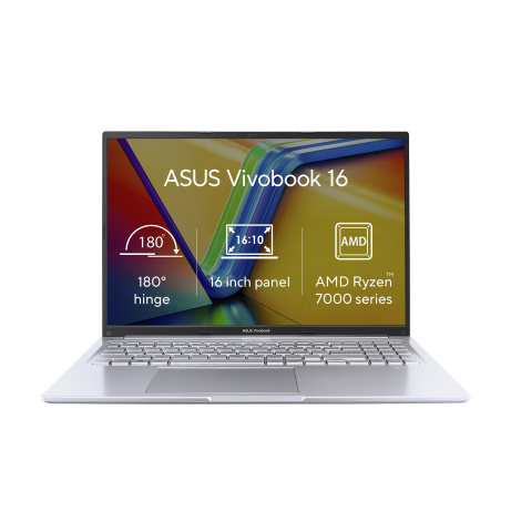 ASUS Vivobook 16/M1605YA/R5-7530U/16"/FHD/8GB/512GB SSD/RX Vega 7/W11H/Silver/2R