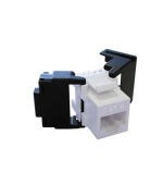OPTIX UTP keystone Cat6, beznástrojový, bílý, š. 17 mm