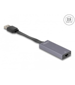 Delock Adaptér USB Typu-A sítě 2,5 Gigabit LAN, tenký