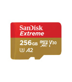 SanDisk Extreme/micro SDXC/256GB/UHS-I U3 / Class 10/+ Adaptér